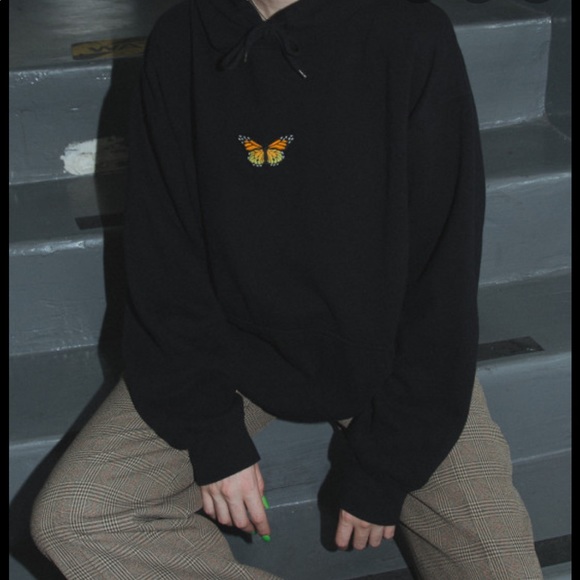 brandy melville butterfly sweatshirt